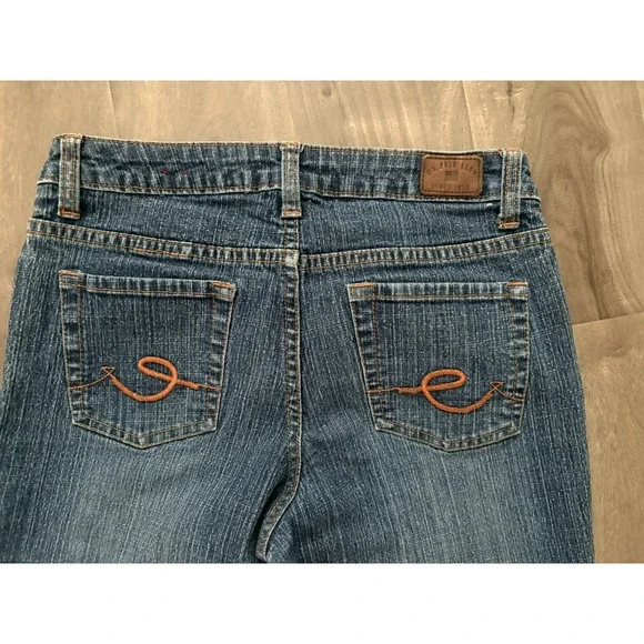 US Polo Assn. Womens Blue Low Rise Bootcut Low West Denim Jeans Size 5/6 - Picture 4 of 14